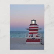 Miami Beach Watch Tower ansichtkaart