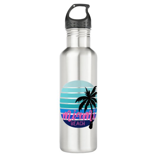 Miami Beach Waterfles (Voorkant)