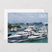 Miami Big Yachts Briefkaart (Voorkant / Achterkant)