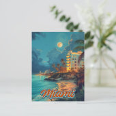  Miami Briefkaart (Staand voorkant)