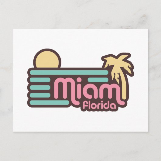 Miami Briefkaart (Voorkant)