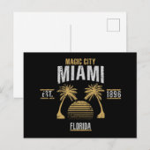 Miami Briefkaart (Voorkant / Achterkant)