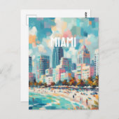 miami briefkaart (Voorkant / Achterkant)