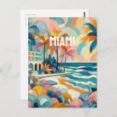miami briefkaart (Voorkant / Achterkant)