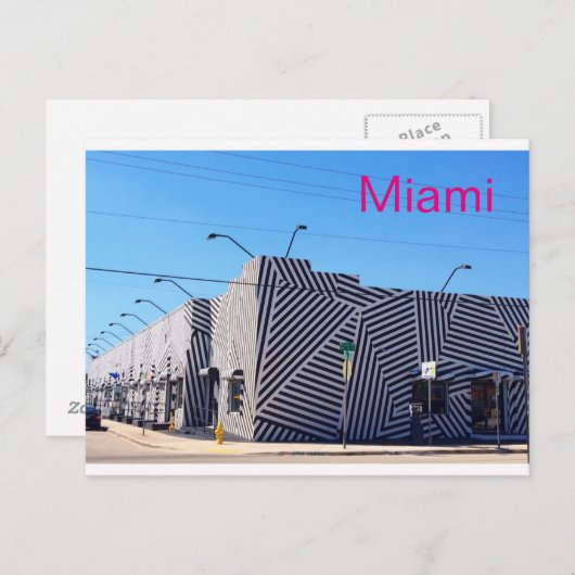 Miami Briefkaart (Voorkant / Achterkant)