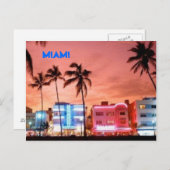 MIAMI BRIEFKAART (Voorkant / Achterkant)