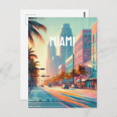 miami briefkaart (Voorkant / Achterkant)