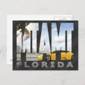 Miami, Briefkaart van Florida (Voorkant / Achterkant)