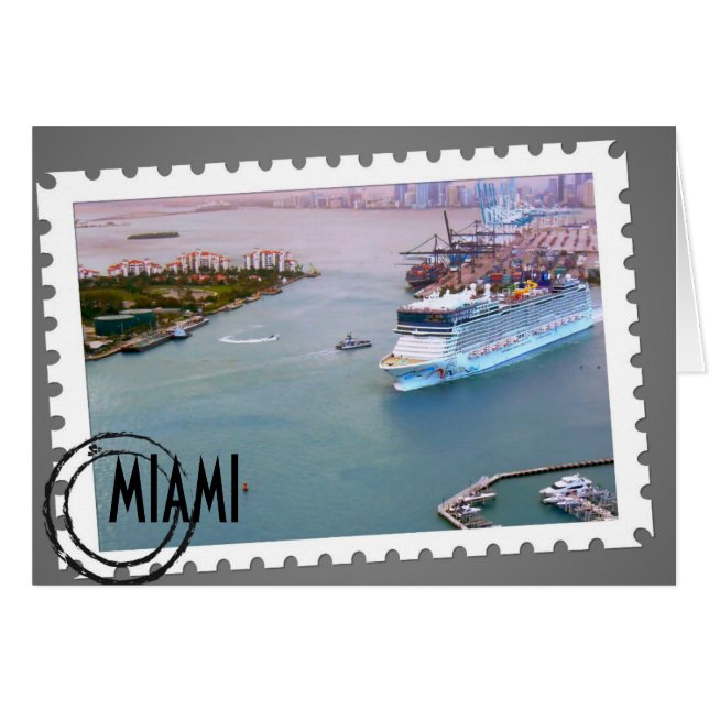 ~Miami~ CARTE MIAMI, CUSTOMISEZ-LE ! (Devant horizontal)
