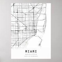 Miami Cartography Stadsplattegrond