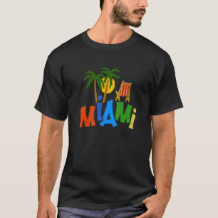 Miami City Florida souvenir voor mannen vrouwen 7 T-shirt