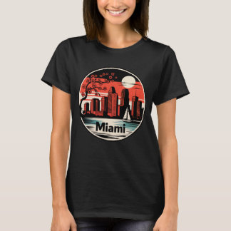 Miami City Florida Verenigde Staten T-shirt
