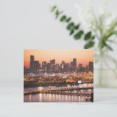 Miami Cityscape Briefkaart (Staand voorkant)