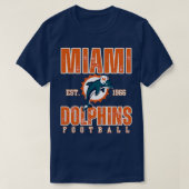 Miami Dolphins Retro TShirt (Design devant)