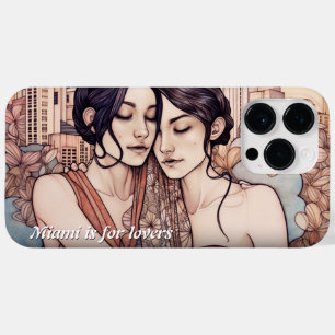 Miami Downtown Vrouwen maken lesbiennes kapot Case-Mate iPhone 14 Pro Max Hoesje