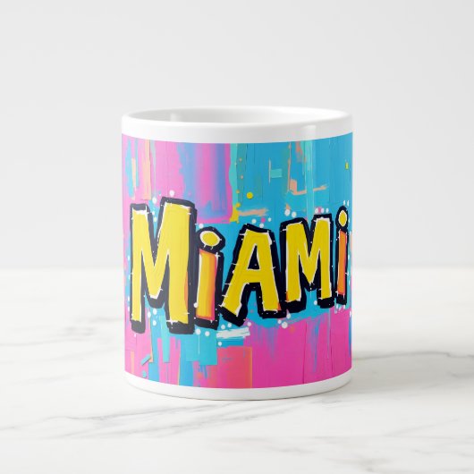 Miami Extra Grote Beker (Voorkant)