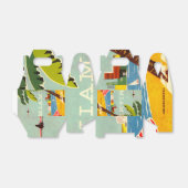 Miami Favor Box Bedankdoosjes (Uitgevouwen)