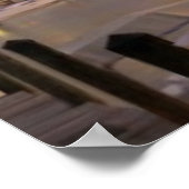 Miami financiële skyline bij schemering poster (Hoek)