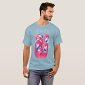 Miami Flamingo T-shirt (Voorkant volledig)