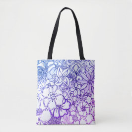 Miami Floral Design Canvas tas