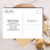 Miami Florida Beach Bruiloft Save the Date Briefkaart