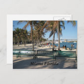 Miami Florida Briefkaart (Voorkant / Achterkant)