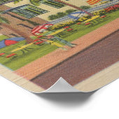 Miami, Florida - Buiten Uitzicht van Hotel Astor Poster (Hoek)