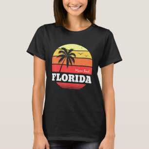 Miami Florida City Seal State Home Pride Dade Coun T-shirt