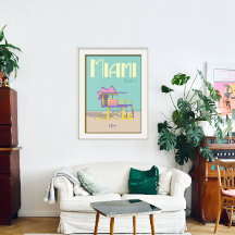 Miami Florida Classic Badmeester Tower Art Deco