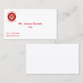 Miami Florida Fire Department Carte de visite Embl (Devant / Derrière)