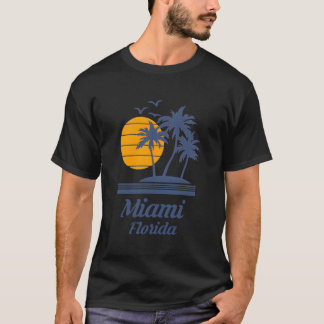 Miami Florida FL City State Beach Toeristisch souv T-shirt