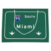 Miami Florida fl Interstate Highway Freeway : Groot Cadeauzakje (Voorkant)