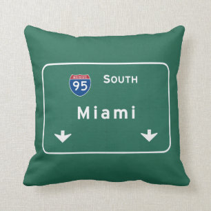 Miami Florida fl Interstate Snelweg Autosnelweg : Kussen