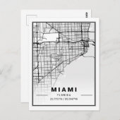 Miami Florida FL Verenigde Staten Briefkaart (Voorkant / Achterkant)