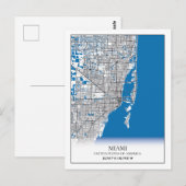 Miami Florida FL Verenigde Staten Briefkaart (Voorkant / Achterkant)