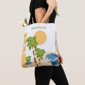 Miami Florida gepersonaliseerde Canvas tas (Dichtbij)