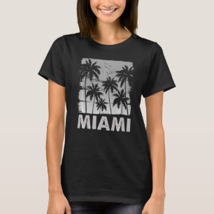  Miami Florida Graphic Love Miami Florida F T-shirt