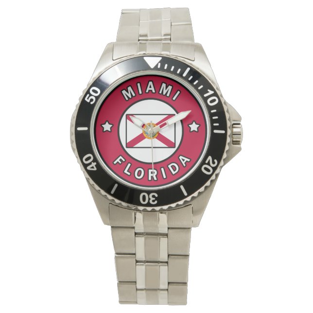 Miami Florida Horloge (Voorkant)