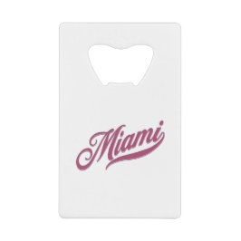 Miami Florida Kredietkaart Flessenopener