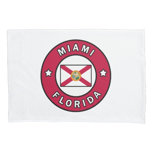 Miami Florida Kussensloop (Voorkant)