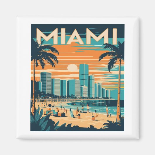  Miami Florida Magneet (Voorkant)