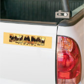 Miami Florida palm bomen bumper sticker (Op Truck)