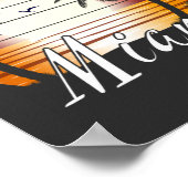 Miami Florida Palm Trees Summer Beach Poster (Hoek)