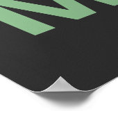 Miami Florida Palm Trees Summer Beach Poster (Hoek)