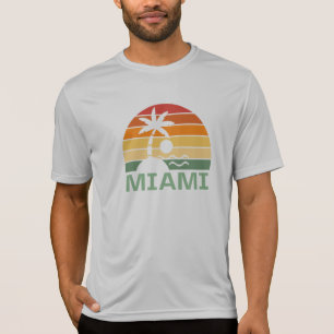 Miami Florida Palm Trees Summer Beach T-shirt