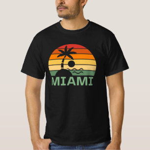 Miami Florida  Palm Trees Summer Beach T-shirt