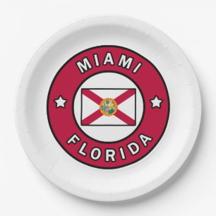 Miami Florida Papieren Bordje