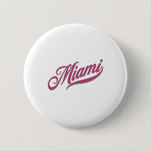 Miami Florida Ronde Button 5,7 Cm