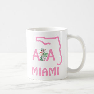 Miami Florida Route A1A Flamingos Koffiemok