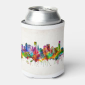 Miami Florida Skyline Blikjeskoeler (Blikje Voorkant)